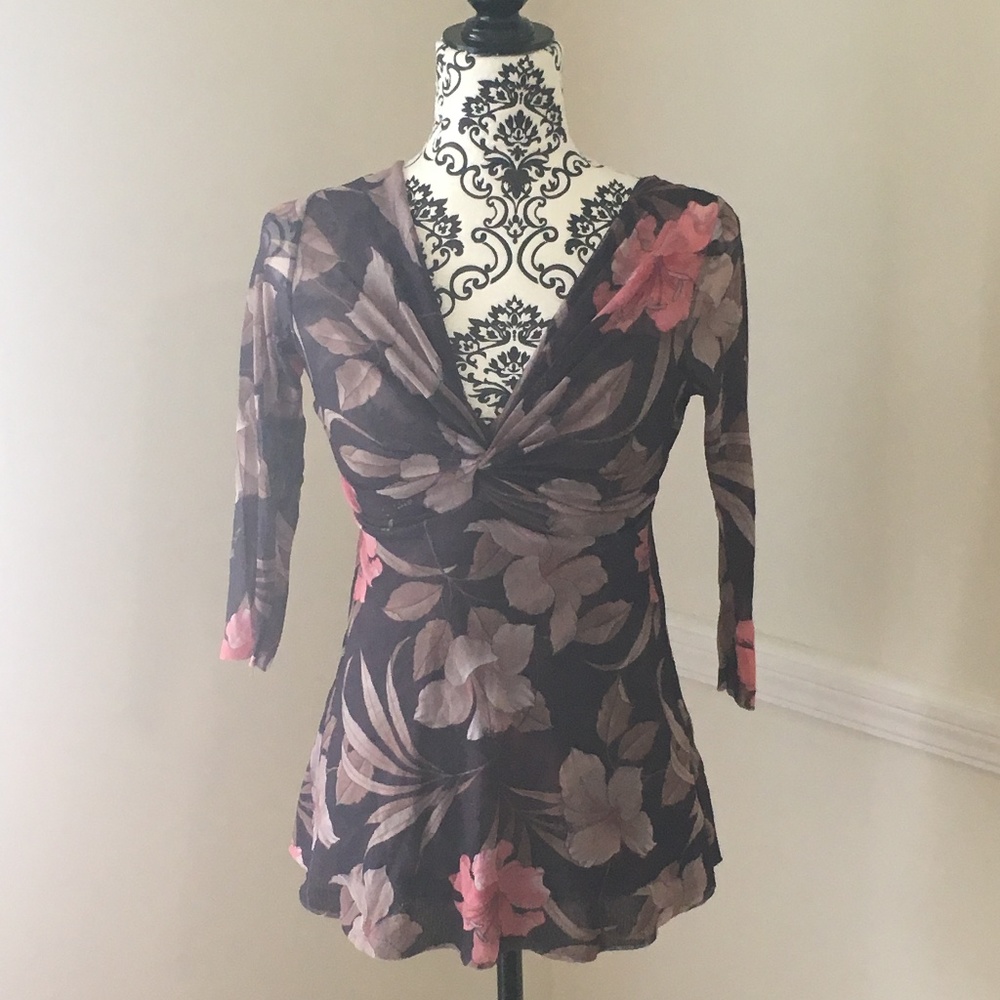 Sweet Pea Floral Print Top